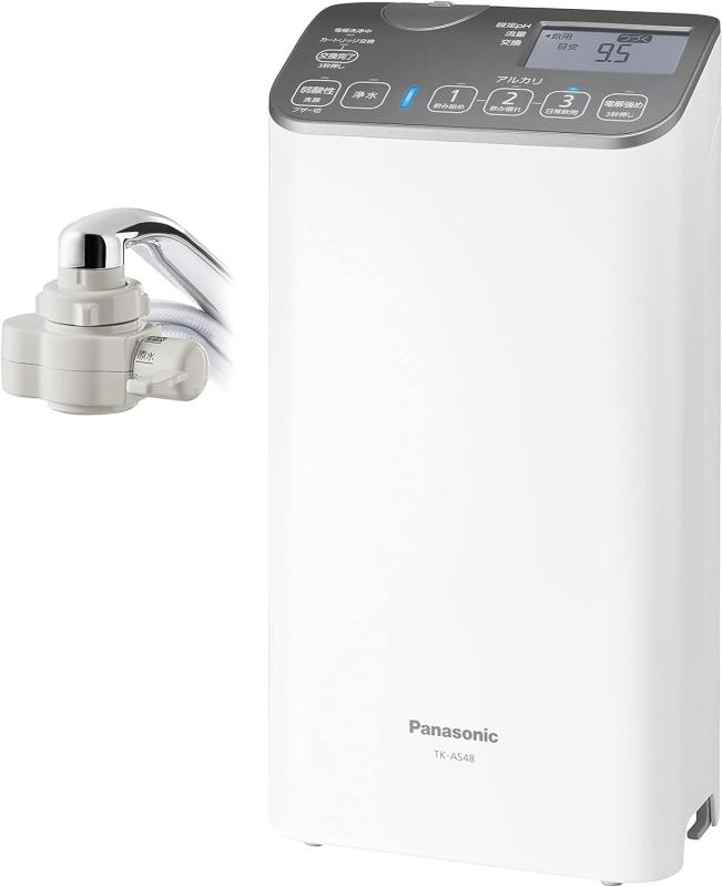 パナソニック アルカリイオン整水器 ミディアムシルバー TK-AS48-S｜ユナイテッドショップ