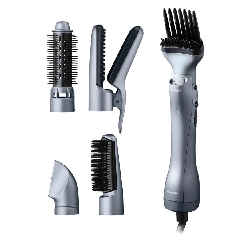 パナソニック エアースタイラー Air styler nanocare くるくるドライヤー ナノケア 海外使用可 ナノイー ノーブルグレー EH-KN9L-H｜ユナイテッドショップ