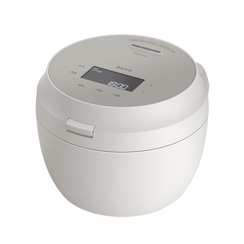 パナソニック 炊飯器 5.5合 おどり炊き 螺旋釘トロ 金剛石竃釜 お取りつくろう部分品2点 ライトグレージュ SR-X710D-H