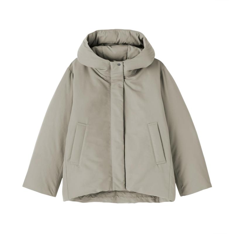 無印良品 成人女性 撥水落ち込む上衣 レディース BD11BA5A グレイッシュブラウン 成人女性S