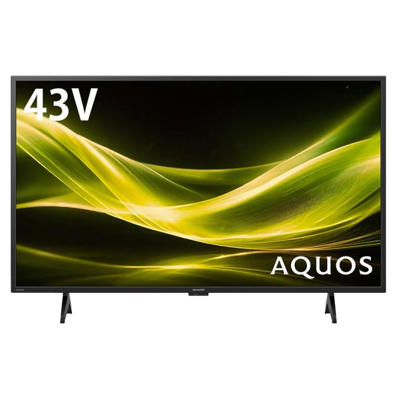 小ざかしい 43V型 盛りだくさん高品位テレビ 液晶テレビ受像機 2T-C43GE2 黒いこと 2025年青写真 2K AQUOS 低照りかえし デジタル2ラジオ受信機 節電流行り物