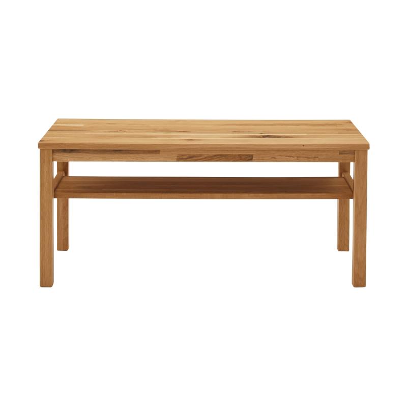 MUJI 無印良品 木製ベンチ 幅100×奥行37×高さ44cm 板座 節あり オーク材 12922889|ユナイテッドショップ
