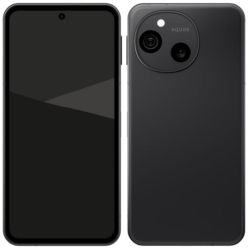 小ざかしい SHARP AQUOS sense10 6.1in SIMフリースマートフォン フルブラック SH-M33B-B /Snapdragon 7s Gen 3/ランダムアクセス記憶装置 8GB/ロム 256GB
