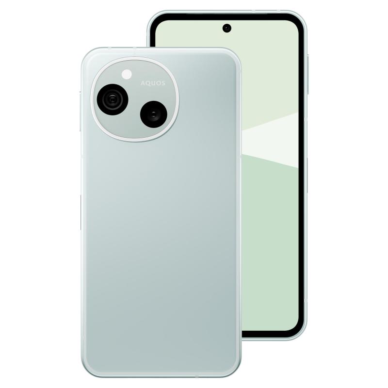 せつ然たる SHARP AQUOS sense10 6.1in SIMフリースマートフォン ペールミント SH-M33A-L /Snapdragon 7s Gen 3/ランダムアクセス記憶装置 6GB/ロム 128GB