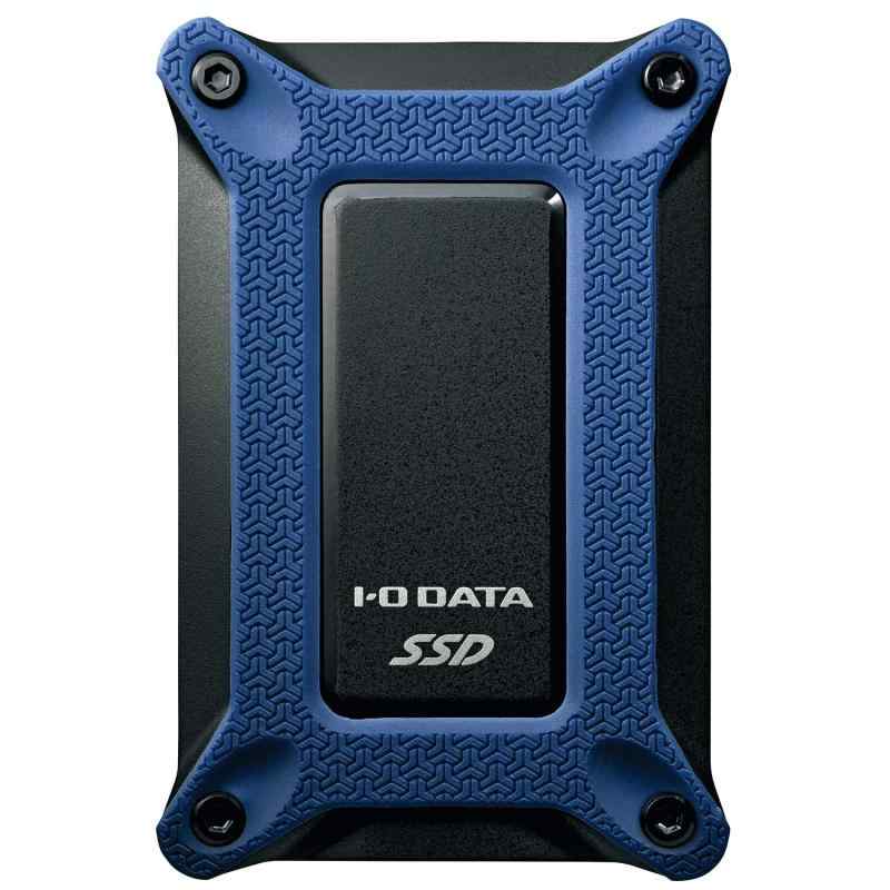 アイ・オー・データ ポータブルSSD 500GB 静音 耐衝撃 軽量 PS4 PS5対応 USB A&Type-C両対応 Win/Mac両対応 USB3.2(Gen2) 日本メーカー SSPG-USC500NB/E|ユナイテッドショップ