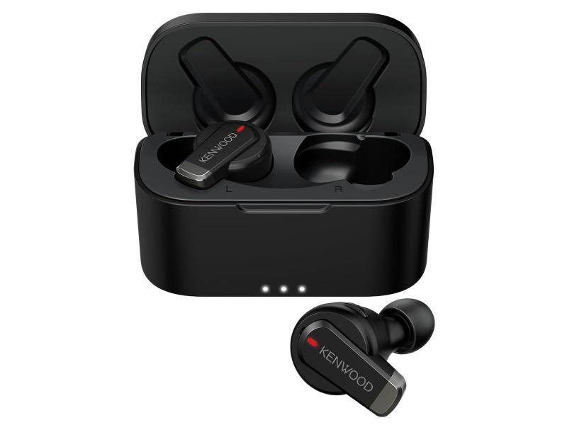 JVCケンウッド KENWOOD KH-BIZ70T-BA ワイヤレスイヤホン Bluetooth ノイズキャンセリング ブラック 最大21h再生 外音取り込み 低遅延 ステッカー付｜ユナイテッドショップ 9,204円