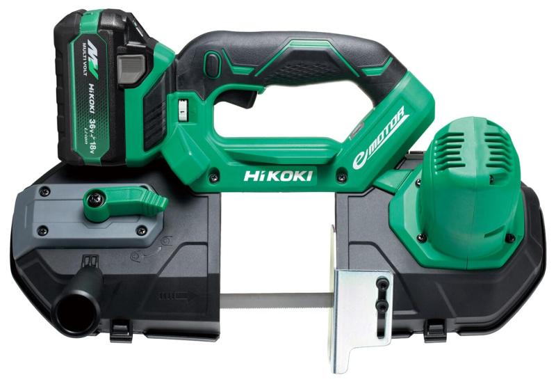 HiKOKI(ハイコーキ) 18V 充電式 ロータリーバンドソー CB18DBL(S) バッテリー１個・充電器・ケース付 丸パイプφ83mm切断 ダイヤル式無段変速 CB18DBL(S)(LXPKZ)｜ユナイテッドショップ
