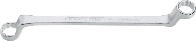 HAZET(ハゼット) 両口めがねレンチ(75度ディープオフセット) シルバー 30×32mm 630-30×32|ユナイテッドショップ