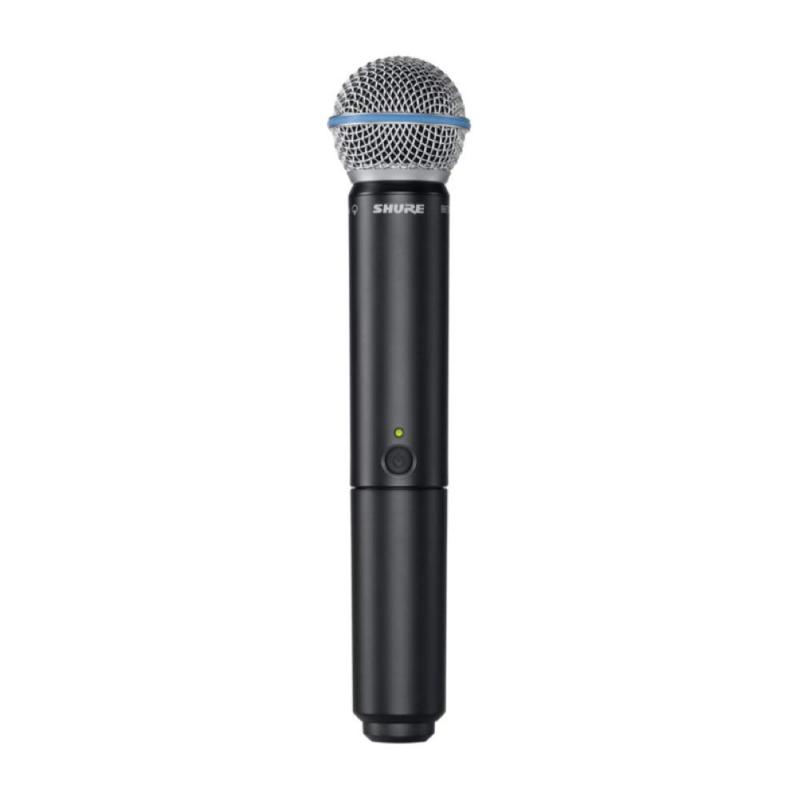 SHURE シュア ワイヤレスマイク ハンドヘルド型 送信機 BLX2/B58 : プロ 仕様 歌 歌手 ボーカル パフォーマンス ライブ イベント プレゼン 演説 カラオケ 最大6チャンネル同時使用可能 最大電波|ユナイテッドショップ