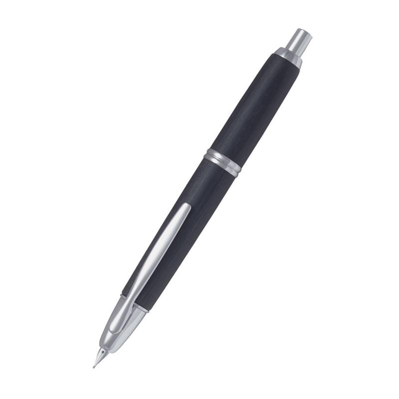 PILOT 万年筆 キャップレス 木軸 F ファイン(細字) ブラック 黒 FC25SKBF ペン先18K パイロット｜ユナイテッドショップ 27,306円