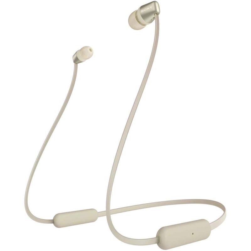 ソニー ワイヤレスイヤホン WI-C310 : Bluetooth対応/最大15時間連続再生/マイク付き フラットケーブル採用 2019年モデル ゴールド WI-C310 NC｜ユナイテッドショップ