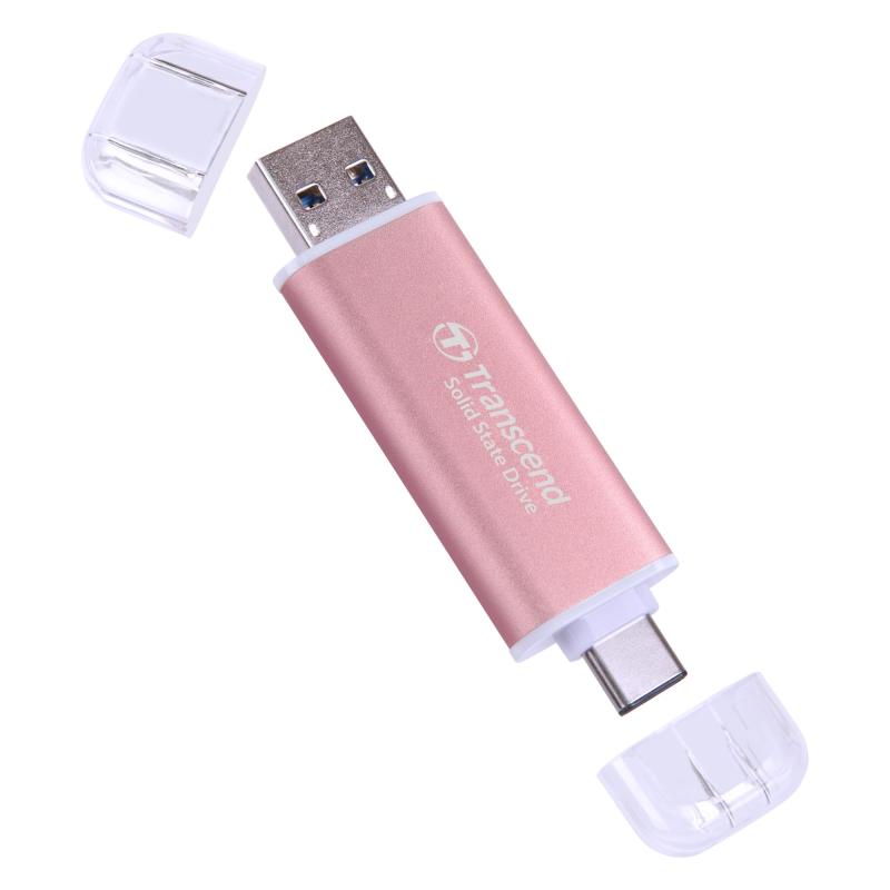 トランセンド ポータブルSSD 2TB ピンク TS2TESD310P|ユナイテッドショップ