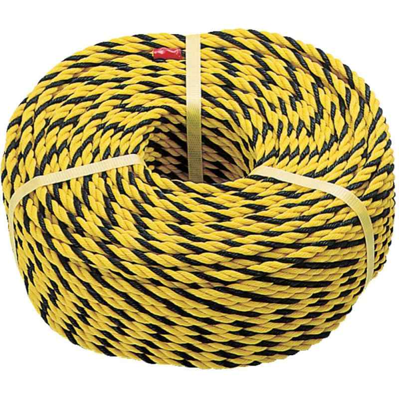【ケース販売】TRUSCO(トラスコ) 標識ロープ 3つ打 7.5mm&times;10m R-910T&times;40巻｜ユナイテッドショップ 10,640円