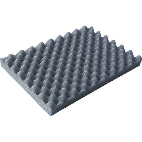 TRUSCO(トラスコ) 波状加工ウレタンスポンジシート ハード 40mm 1mX1m 黒 TKWH4010BK × 10【ケース販売】|ユナイテッドショップ