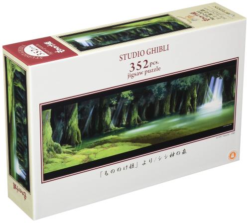 エンスカイ(ENSKY) ジブリ もののけ姫 シシ神の森 18.2×51.5cm ジグソーパズル 352ピース JIGSAW PUZZLE 352-203画像
