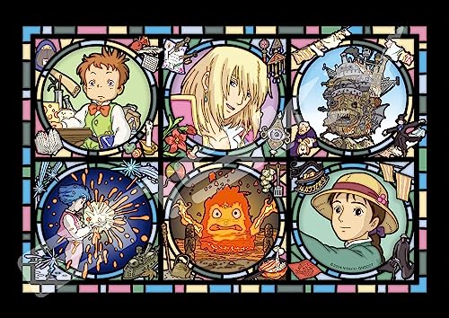 アートクリスタルジグソー ハウルの動く城 魔法の城便り 208ピース(208-AC27)画像