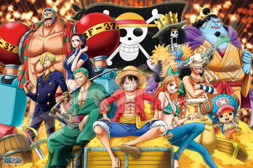 エンスカイ(ENSKY) ONE PIECE ワンピース おれ達の宝だ! 【プレミアムフォイルジグソー】 50×75cm ジグソーパズル 1000ピース JIGSAW PUZZLE 1000-588画像