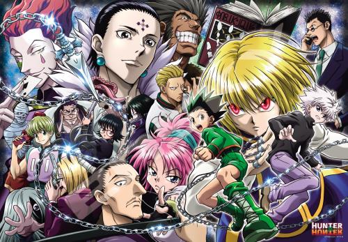 ジグソーパズル HUNTER×HUNTER 緋の目×対決×幻影旅団 1000ピース (1000T-529)画像