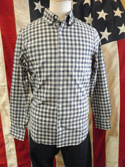 超人気の 楽天市場 J Crew ギンガムチェックシャツ ジェイクルー 長袖 ボタンダウン ポケットあり ネイビー サンド メンズ Sサイズ 送料無料 ｕｎｉｔｅｄ ｓｔｙｌｅ 偉大な Prcs Org Pk