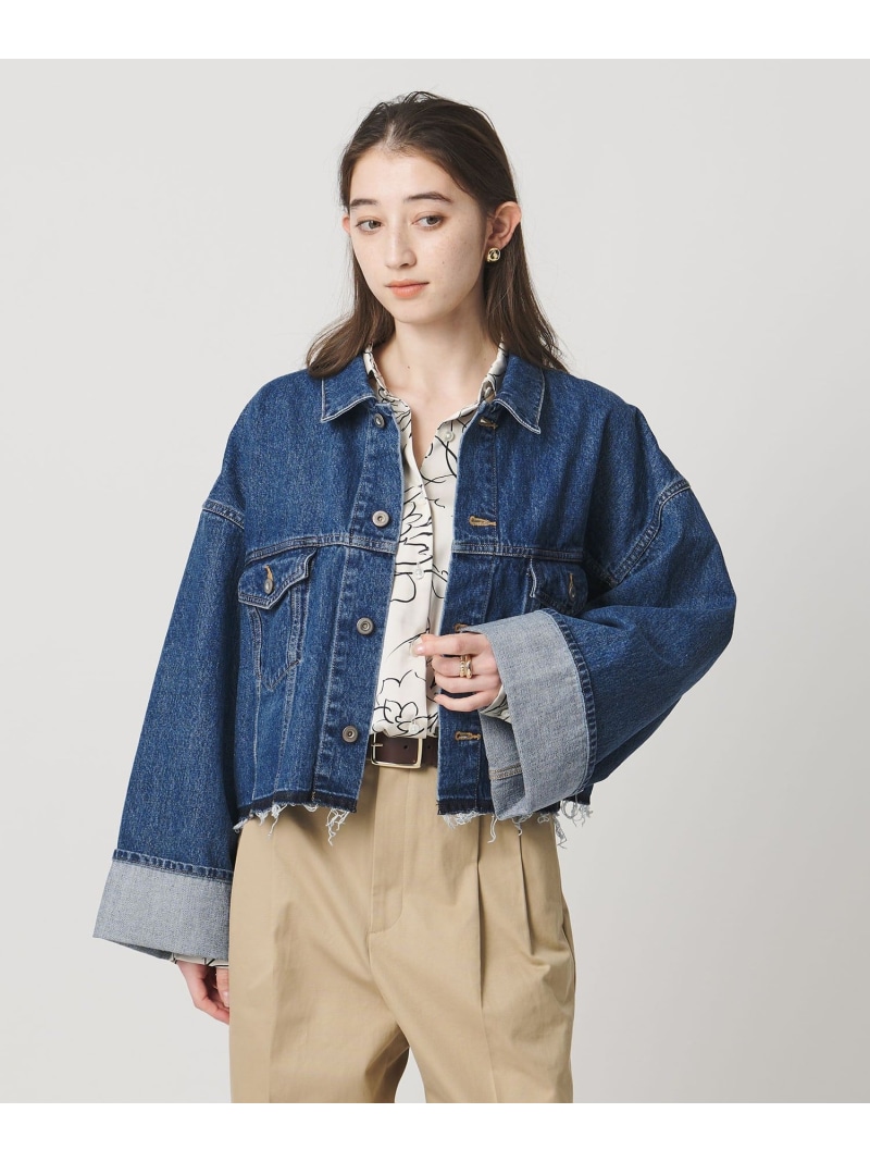 ＜SACRA＞音の大きさ捩り ジーンズ上衣 UNITED ARROWS ユナイテッドアローズ ジャケット・アウター ジーンズ上衣 米国海軍【貨物輸送無料】[ Fashion]