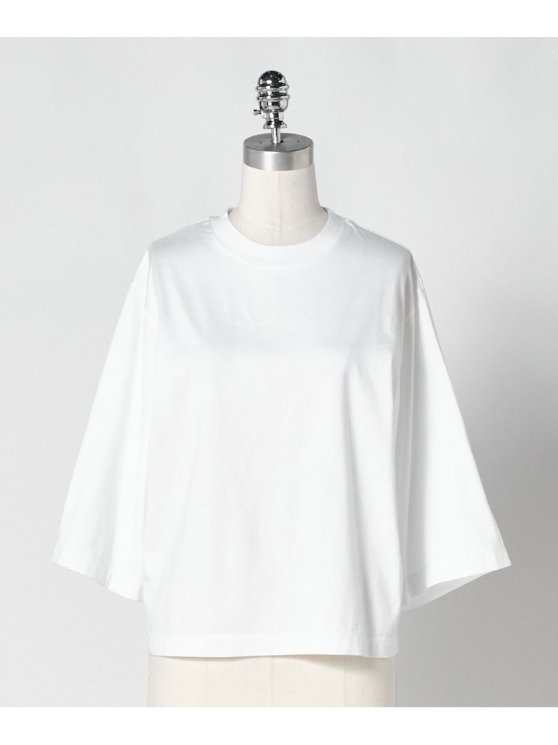 ＜LOEFF＞スビンコットン ボックス席 ティーシャツ LOEFF ユナイテッドアローズ トップス カットソー・ティーシャツ 白いこと パープル 黒いこと【貨物輸送無料】[ Fashion] Tシャツ・カットソー-レディースファッション-トップス