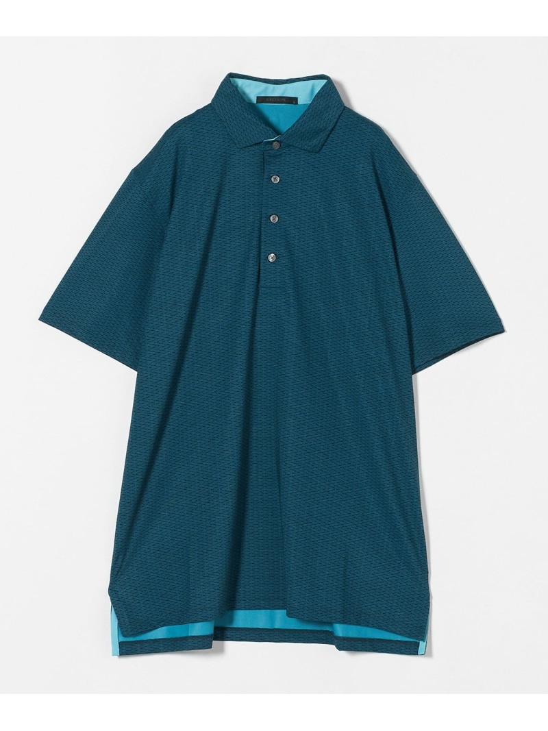 ＜Greyson＞メンズ PHANTOM /スポーツシャツ UNITED ARROWS GOLF ユナイテッドアローズ 運動競技・アウトドア装置 ゴルフグッズ 青碧 さくら色【貨物輸送無料】[ Fashion]