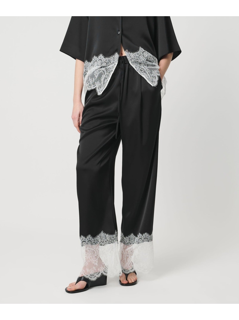 【SALE／30%OFF】＜AEWEN MATOPH＞サテンレース コンビイージーパンツ AEWEN MATOPH ユナイテッドアローズ パンツ その他のパンツ ブラック【RBA_E】【送料無料】[ Fashion]｜UNITED ARROWS 24,732円
