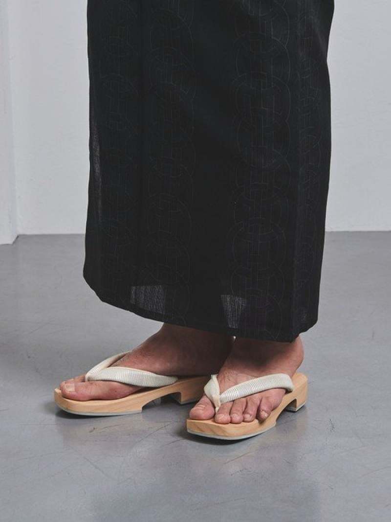 Rakuten Fashion Unitedarrows 会津桐白木下駄皮シコロ ユナイテッドアローズ