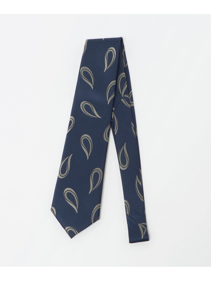 ペイズリー ジャガード ネクタイ UNITED ARROWS ユナイテッドアローズ スーツ・フォーマル ネクタイ・蝶ネクタイ ネイビー ベージュ【送料無料】[ Fashion]