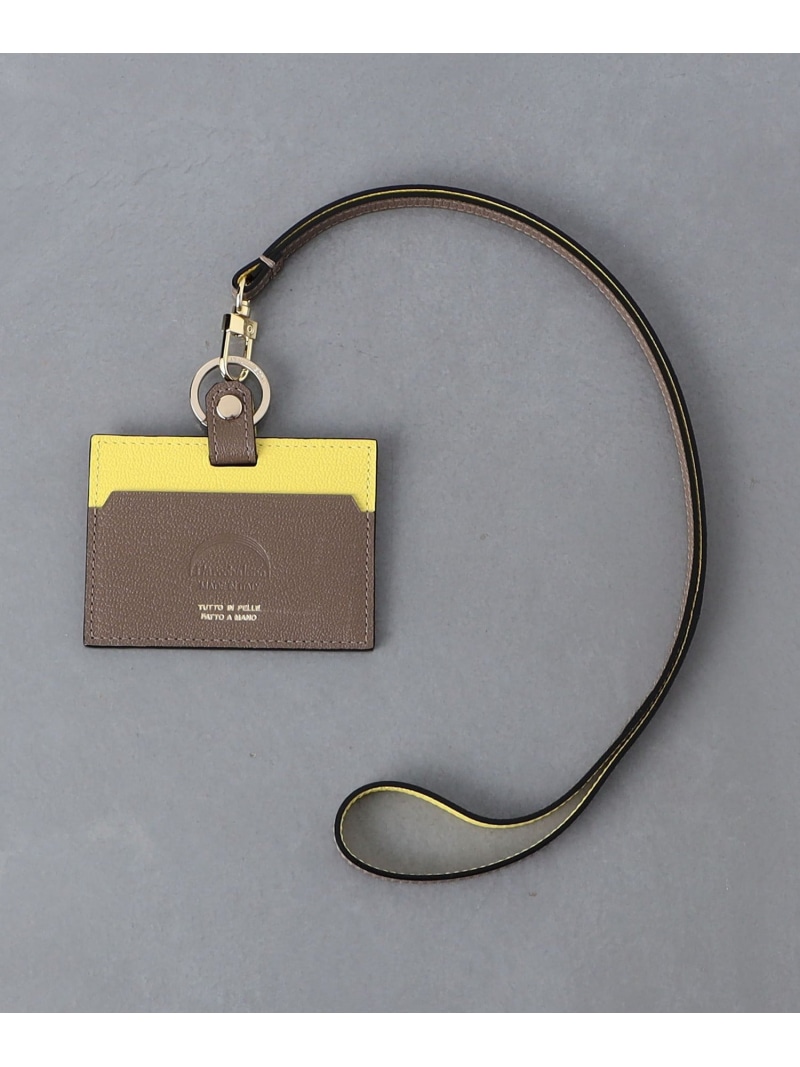 ＜L'arcobaleno＞ IDケース UNITED ARROWS ユナイテッドアローズ 財布・ポーチ・ケース パスケース・定期入れ グレー ネイビー ブラック【送料無料】[ Fashion]