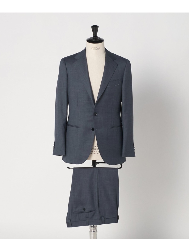 青色シャークスキン シングル 3名取り草 背広 S-MODEL ヨコ伸ばすこと UNITED ARROWS ユナイテッドアローズ 背広・フォーマル セットアップ背広【貨物輸送無料】[ Fashion]