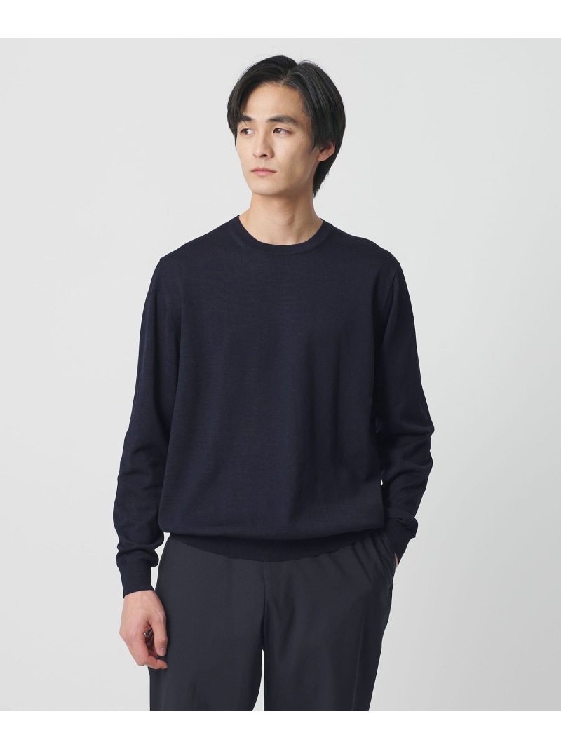 綿織物 ご機嫌ゲージ 労働者の一団のど首 編み物 UNITED ARROWS ユナイテッドアローズ トップス 編み物 米国海軍 オレンジ色 薄墨色【貨物輸送無料】[ Fashion] トップス-ニット・セーター
