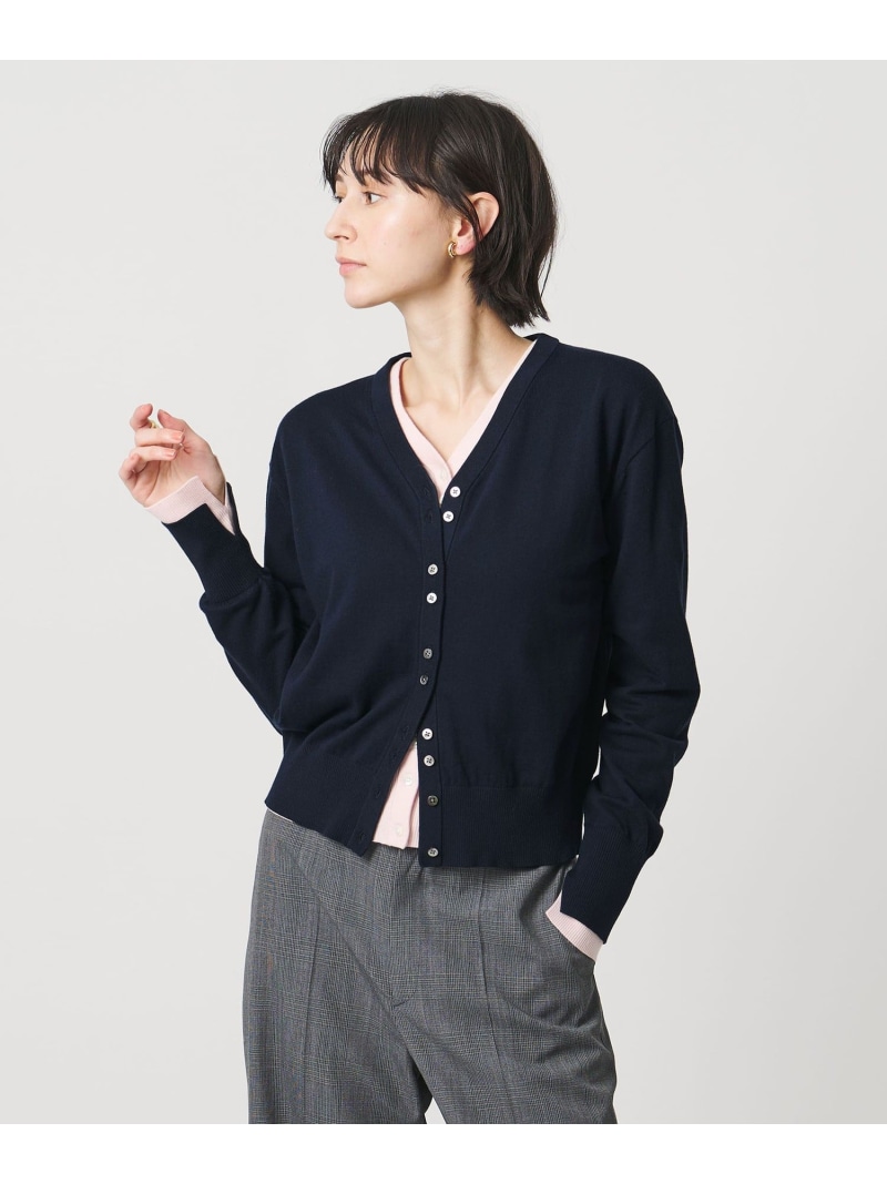 V素っ首 ジレー UNITED ARROWS ユナイテッドアローズ トップス ジレー 米国海軍 サクラ色【貨物輸送無料】[ Fashion]