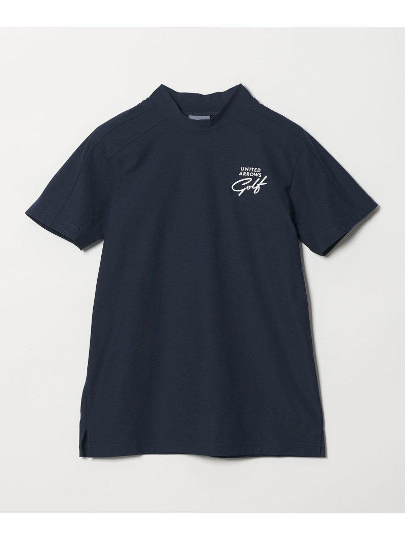 ウィメンズ ショルダーライン モックネック シャツ 吸水速乾 UV UNITED ARROWS GOLF ユナイテッドアローズ トップス カットソー・Tシャツ ホワイト ネイビー【送料無料】[ Fashion]