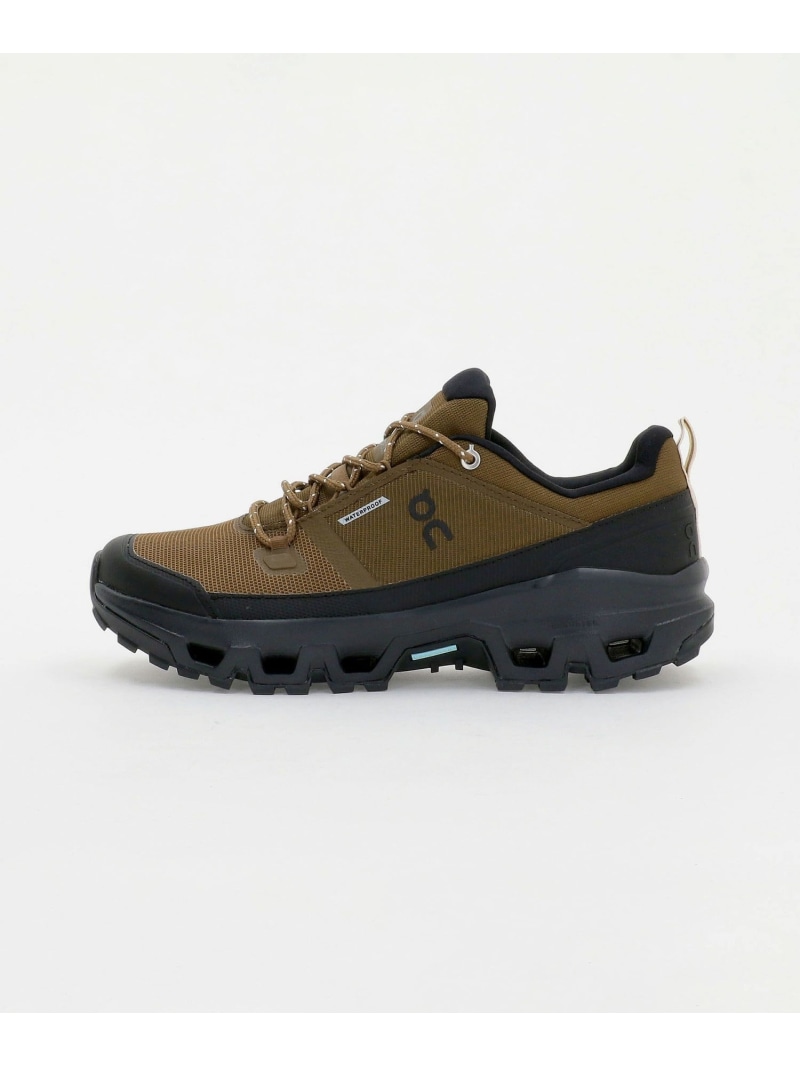 ＜On＞ Cloudrock Low WP/クラウドロック ロー ウォータープルーフ UNITED ARROWS ユナイテッドアローズ シューズ・靴 スニーカー ブラウン【送料無料】[ Fashion]