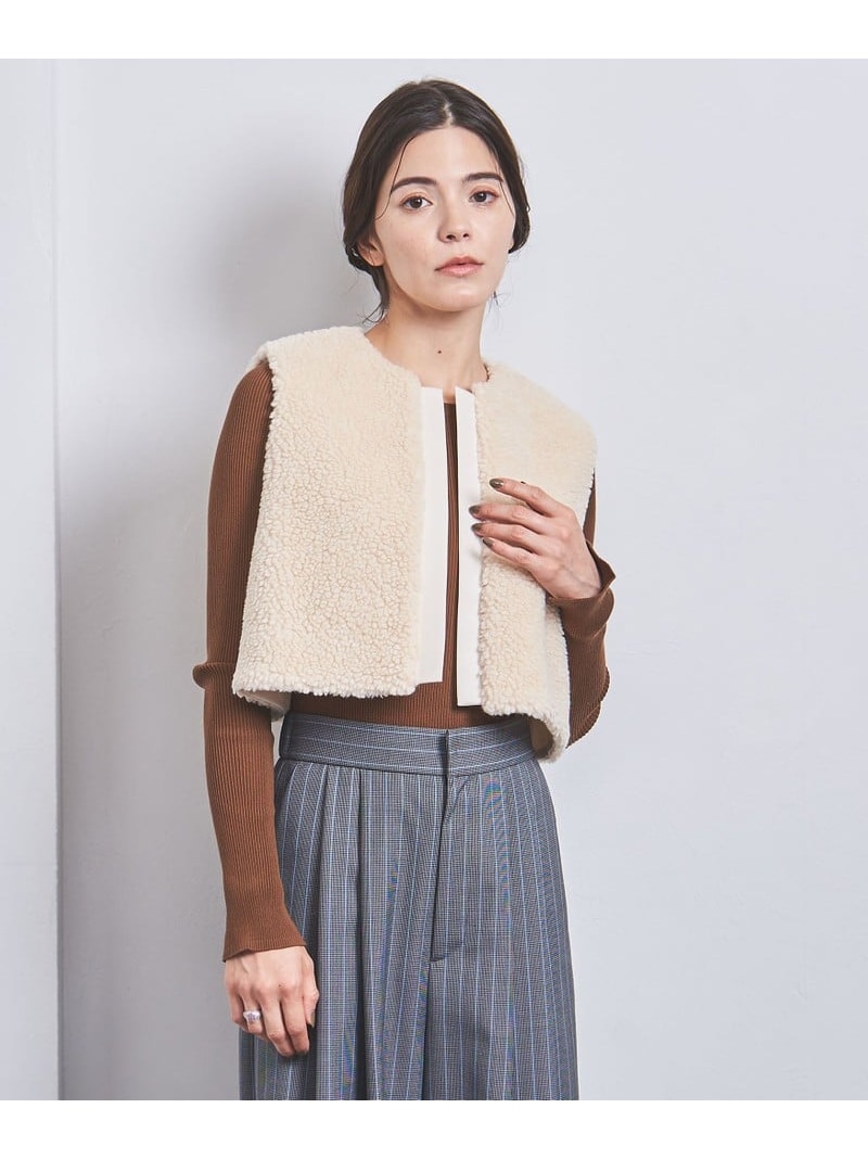 SACRA＞ボア ショートベスト UNITED ARROWS ユナイテッドアローズ