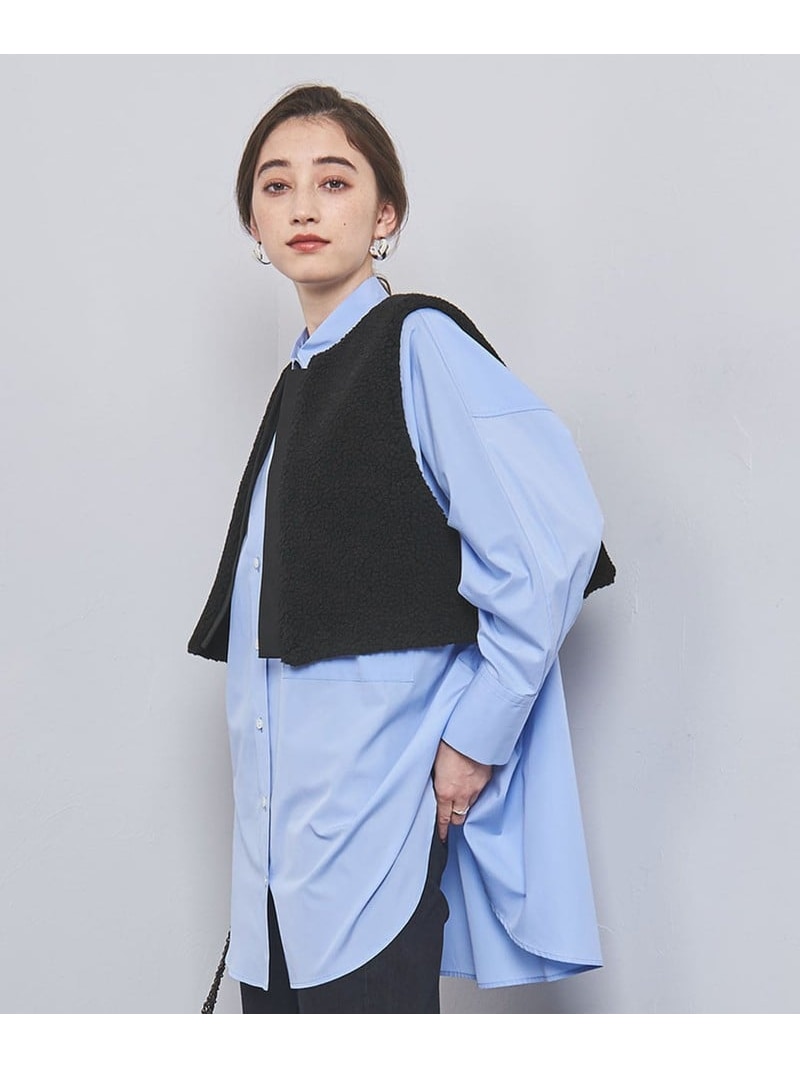 UNITED ARROWS ボアショートベスト　ユナイテッドアローズ ボア ショートベスト