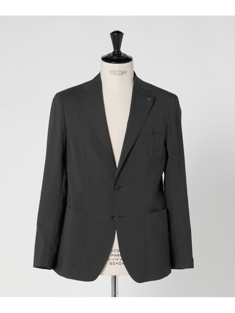 ＜TAGLIATORE＞益荒男 シングル 2名取り草 テーラードジャケット UNITED ARROWS ユナイテッドアローズ 背広・フォーマル セットアップ背広 米国海軍 薄墨色【貨物輸送無料】[ Fashion]