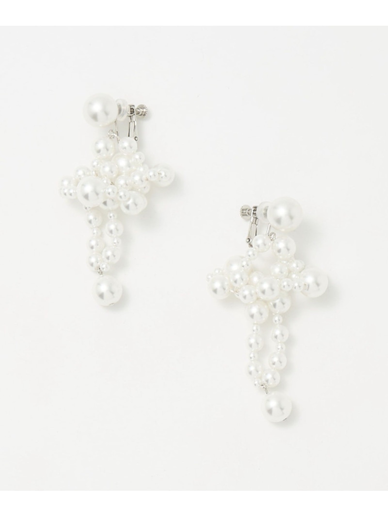 【SALE／30%OFF】＜IRIS 47＞CORALLO P/PL イヤリング UNITED ARROWS ユナイテッドアローズ アクセサリー・腕時計 イヤリング・イヤーカフ ホワイト【RBA_E】【送料無料】[ Fashion]｜UNITED ARROWS