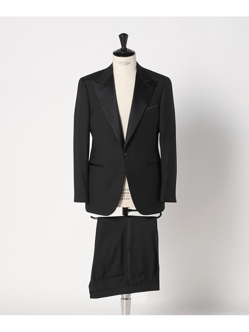 ＜SOVEREIGN＞ピークドラペル 1ボタン タキシード UNITED ARROWS ユナイテッドアローズ スーツ・フォーマル セットアップスーツ ブラック【送料無料】[ Fashion]｜UNITED ARROWS