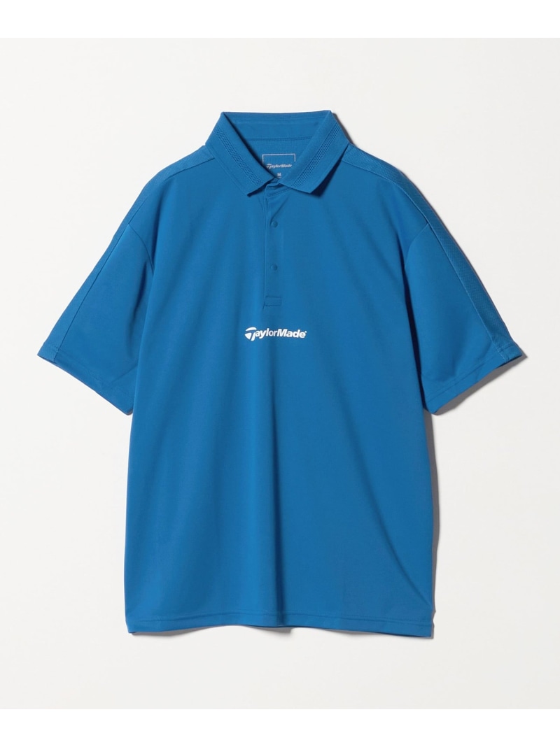 【別注】＜TaylorMade*UNITED ARROWS＞ メンズ TECHNICAL ポロシャツ/ストレッチ 吸水速乾 UV 接触冷感 UNITED ARROWS GOLF ユナイテッドアローズ スポーツ・アウトドア用品 ゴルフグッズ ネイビー ブルー ホワイト【送料無料】[ Fashion]