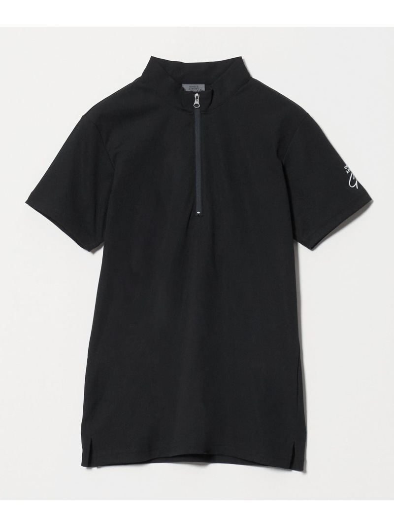 ウィメンズ フライス クウォータージップ プルオーバー/ストレッチ UV UNITED ARROWS GOLF ユナイテッドアローズ スポーツ・アウトドア用品 ゴルフグッズ ホワイト ネイビー【送料無料】[ Fashion]｜UNITED ARROWS