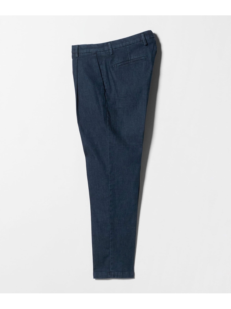 BRIGLIA 1949シャンブレー 1プリーツ パンツ UNITED ARROWS ユナイテッドアローズ パンツ チノパンツ ネイビー【送料無料】[ Fashion]｜UNITED ARROWS