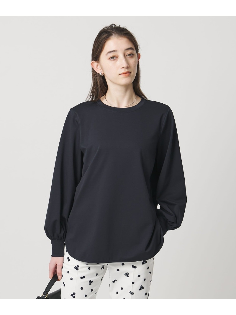 ポンチ絵 ロング衣袂 カットソー UNITED ARROWS ユナイテッドアローズ トップス カットソー・ティーシャツ 米国海軍 白いこと 黒いこと【貨物輸送無料】[ Fashion] レディースファッション-Tシャツ・カットソー-トップス