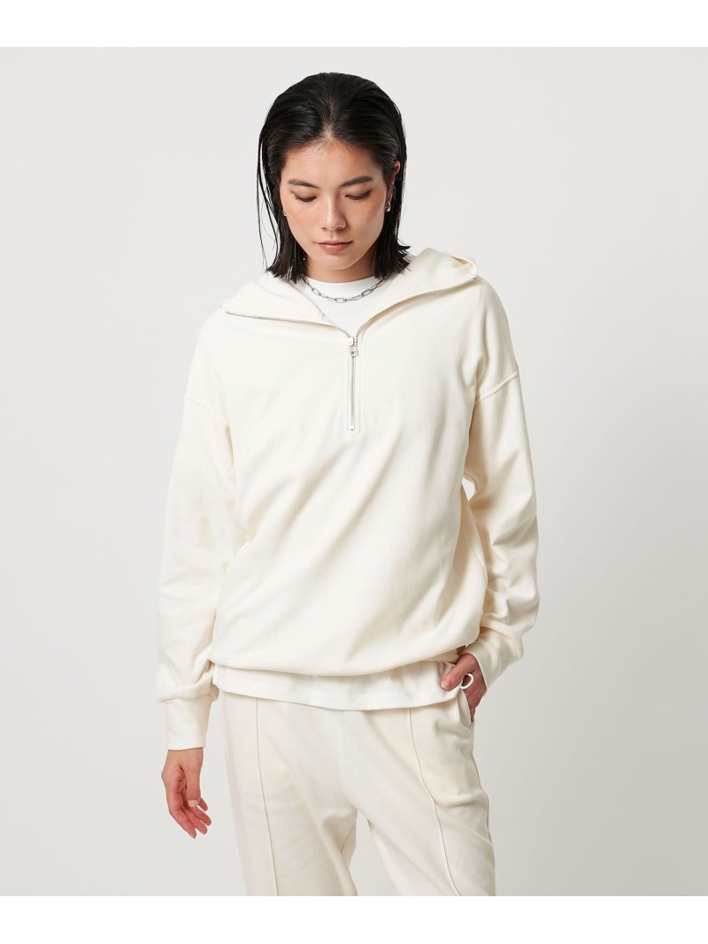 ＜TO UNITED ARROWS＞HATAKE パーカー UNITED ARROWS ユナイテッドアローズ トップス パーカー・フーディー ホワイト グレー【送料無料】[ Fashion]