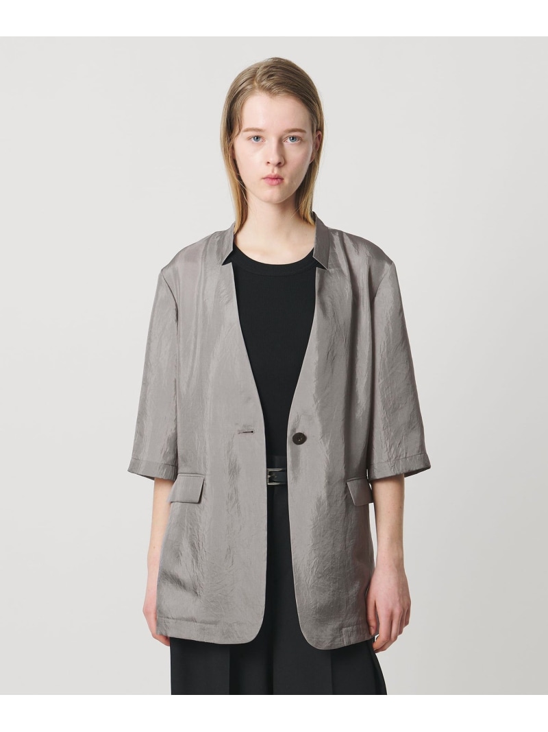 【SALE／30%OFF】＜AEWEN MATOPH＞ハーフスリーブ ジャケット AEWEN MATOPH ユナイテッドアローズ ジャケット・アウター テーラードジャケット・ブレザー ブラック【RBA_E】【送料無料】[ Fashion]｜UNITED ARROWS