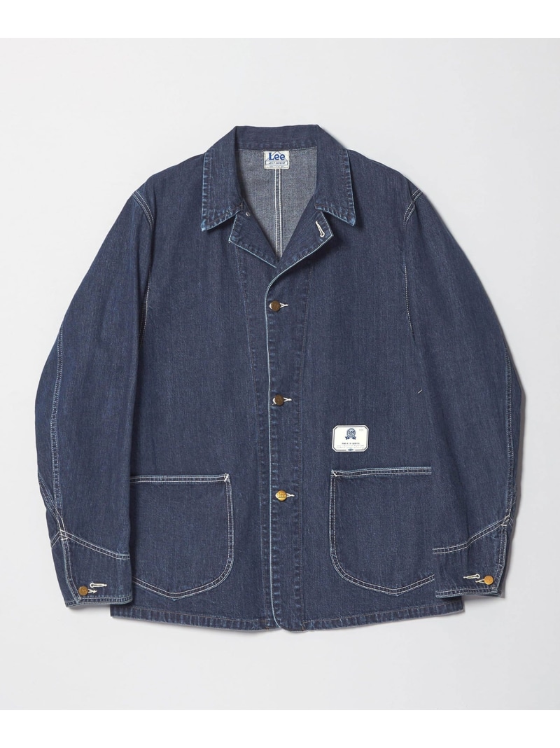 ＜Lee x Scye for UNITED ARROWS＞ LOCO JACKET/ユーズドウォッシュ 取りまかなう櫂 UNITED ARROWS ユナイテッドアローズ ジャケット・アウター カバーオール・ワークジャケット【貨物輸送無料】[ Fashion]