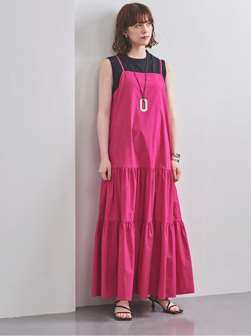 最適な価格 Uwcc C ティアード キャミソール ワンピース United Arrows ユナイテッドアローズ ワンピース シャツワンピース ピンク ブラック 送料無料 Rakuten Fashion United Arrows 売れ筋 Www Secom Com Uy