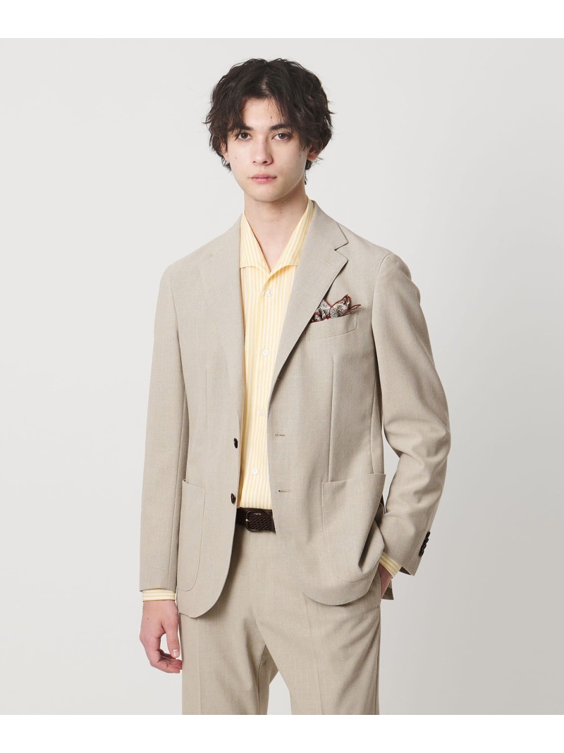 ポプリン シングル 3名取り草 テーラード 上衣 R-MODEL UNITED ARROWS ユナイテッドアローズ ジャケット・アウター テーラードジャケット・ブレザー ベージュ【貨物輸送無料】[ Fashion]