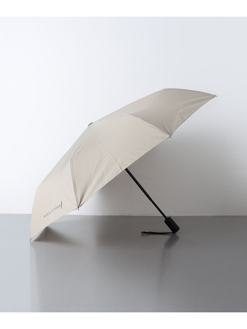 ＜MACKINTOSH＞ SOLID AYR FOLDING UMBRELLA/折たたみ傘 UNITED ARROWS ユナイテッドアローズ ファッション雑貨 折りたたみ傘 ブラック ブラウン ベージュ【送料無料】[ Fashion]｜UNITED ARROWS